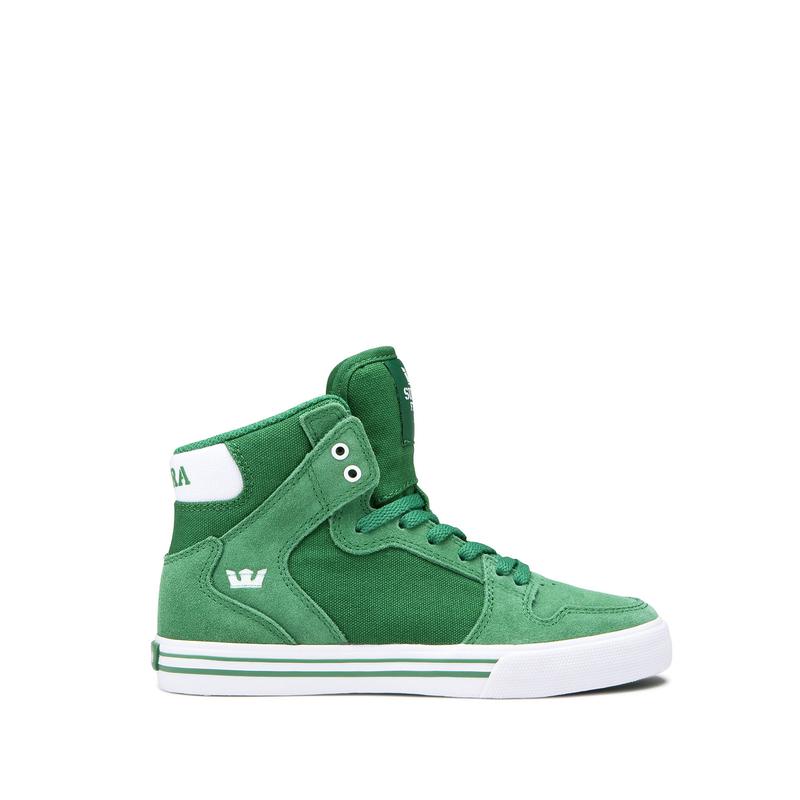 Zapatillas Altas Supra Argentina Niños - VAIDER Verde (YDZAT-0231)